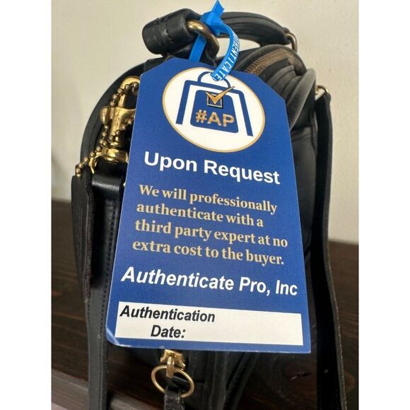 Vintage Coach Classic Lunch Box Top Handle Black Leather Shoulder Bag 9991 - Picture 8 of 14